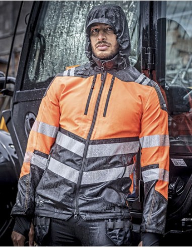 REG-TRW550-Hi-Vis X-Pro Waterproof Shell Jacket (Class 2)